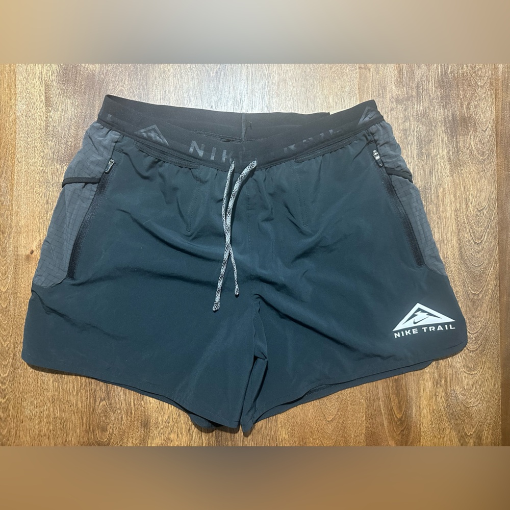 Nike Flex Stride Trail Running Shorts Mens Size Medium Black Grey NEW